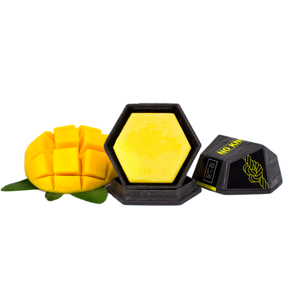NO KNOTS DETANGLING SMOOTHING CONDITIONER BAR With Mango Butter for Dry Curly Hair