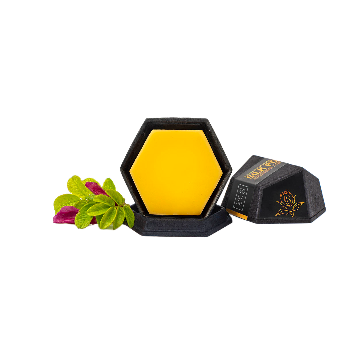 SILK POP NOURISHING STRENGTHENING CONDITIONER BAR  With Rosehip Seed Oil for Normal Oily Hair