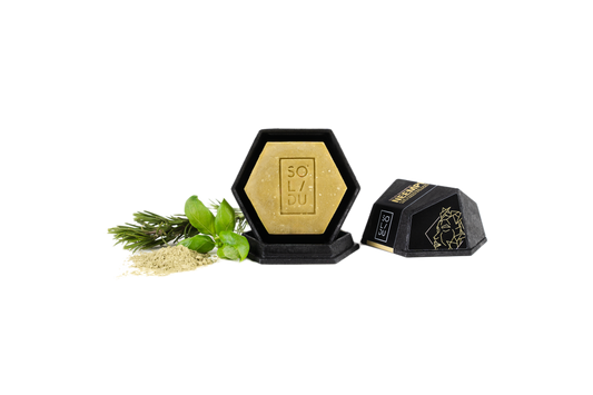 NEEMPH REPAIRING REVITALIZING ANTI-DANDRUFF SHAMPOO BAR With Neem Powder and Basil Oil for Sensitive Damaged Hair
